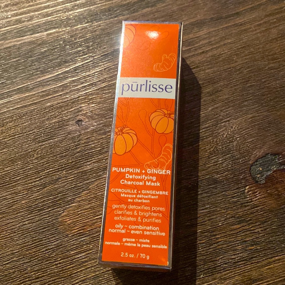 Purlisse Pumpkin + Ginger Detoxifying Charcoal Mask - 2.5 oz